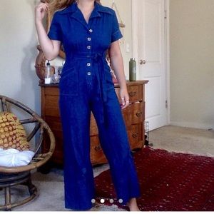 SOLD Vintage Denim Utility Jumpsuit
